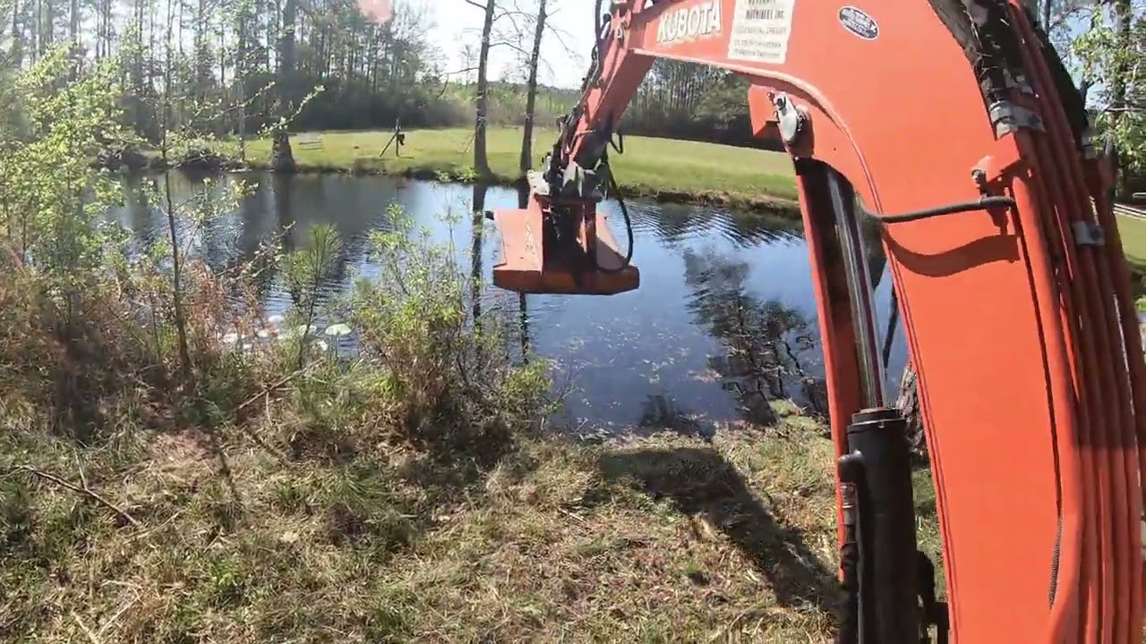 BRUSH & SNAKES! Pond Bank Clearing With The MTL XC5!