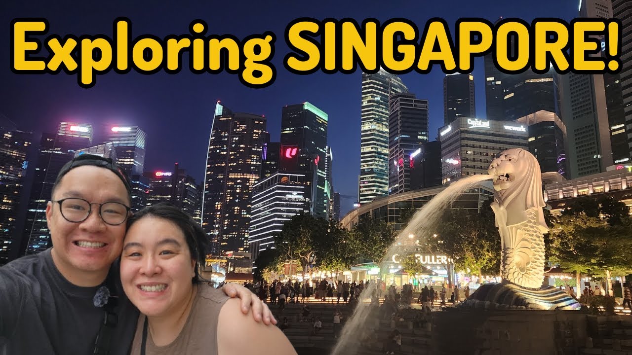 Last FULL day In Singapore! | Chinatown Complex and The Famous Merlion 🇸🇬