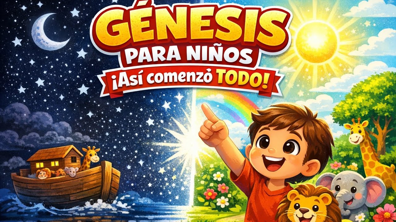 ✨ GÉNESIS PARA NIÑOS | Canción Infantil Cristiana | Antiguo Testamento ✨