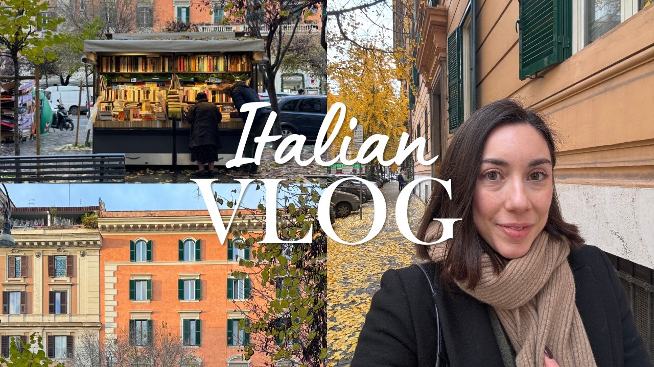 Italian vlog: momenti di vita quotidiana a Roma a dicembre (Subtitles)