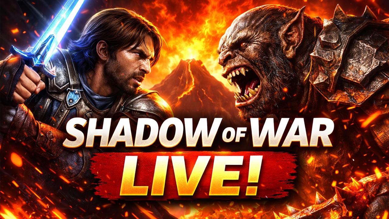 SHADOW OF WAR LIVE! | Epic Orc Battles & Legendary Loot! 🔥