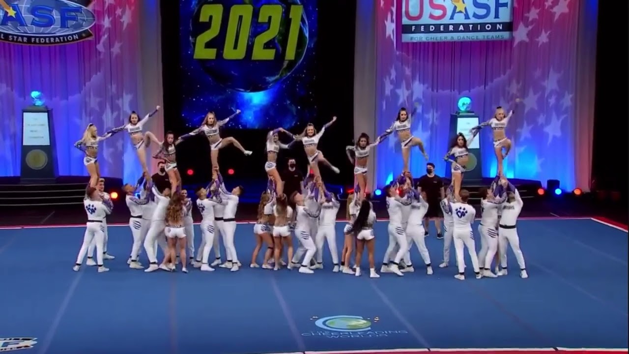Cheer Athletics Cheetahs Worlds 2021