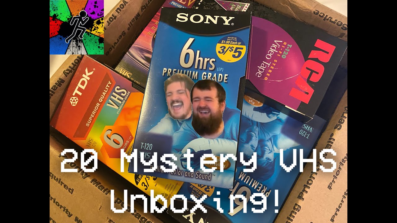 20 Retro Mystery VHS Tapes Unboxing and Reaction!