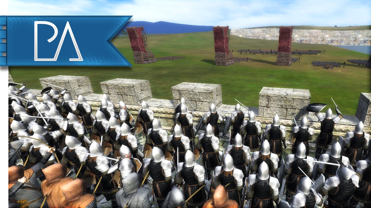 HUGE MORDOR SIEGE ASSAULT - Third Age Total War Gameplay
