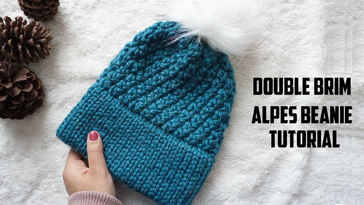 DOUBLE BRIM ALPES BEANIE - TUTORIAL | CJ Design ♡