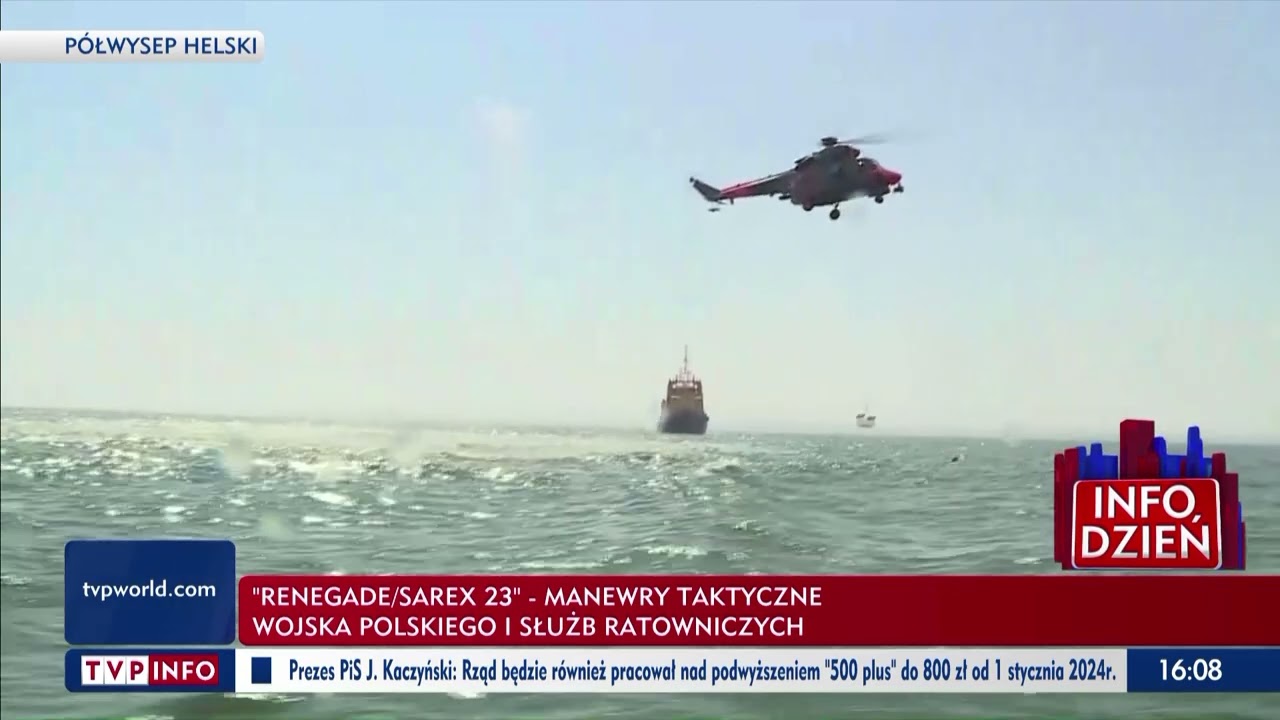 Ćwiczenia Renegade/Sarex-23 na wodach Zatoki Gdańskiej