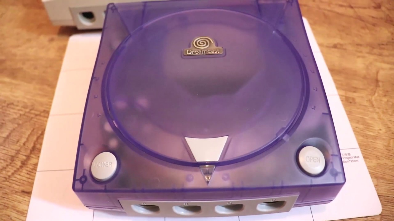 Sega Dreamcast Translucent Indigo Purple Shell