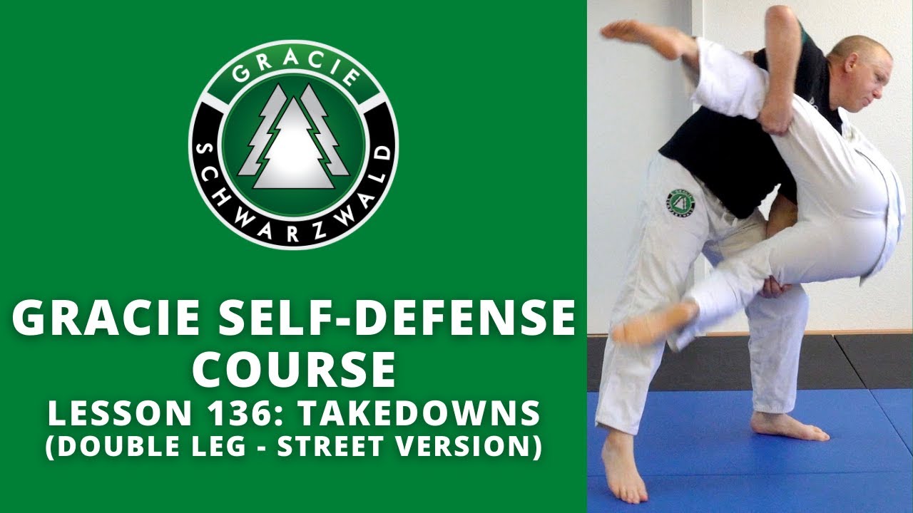 BJJ Self-Defense Course | Lesson 136: Double Leg Takedown (Street Version)