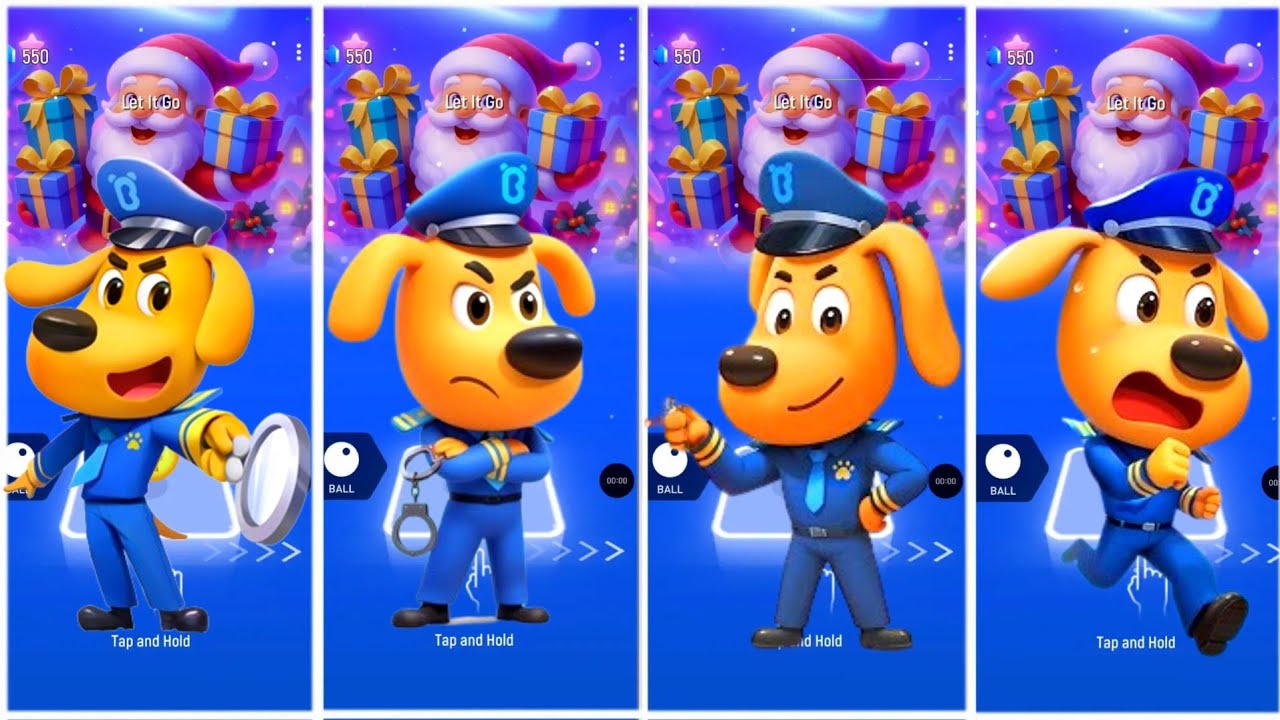 all video  Sheriff Labrador 🔴 Sheriff Papillon 🆚Agente de Policía 🔴 Sheriff Labrador 🎶 Tiles Hop EDM