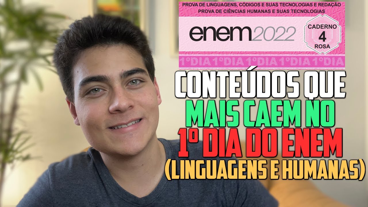 TOP CONTEÚDOS MAIS COBRADOS no 1º dia do ENEM (Humanas, Linguagens e Redação)