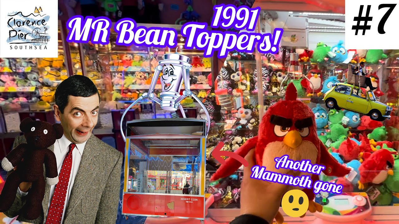 Claw Machines UK Episode #7 | Southsea Clarence Pier | Mr Bean Toppers