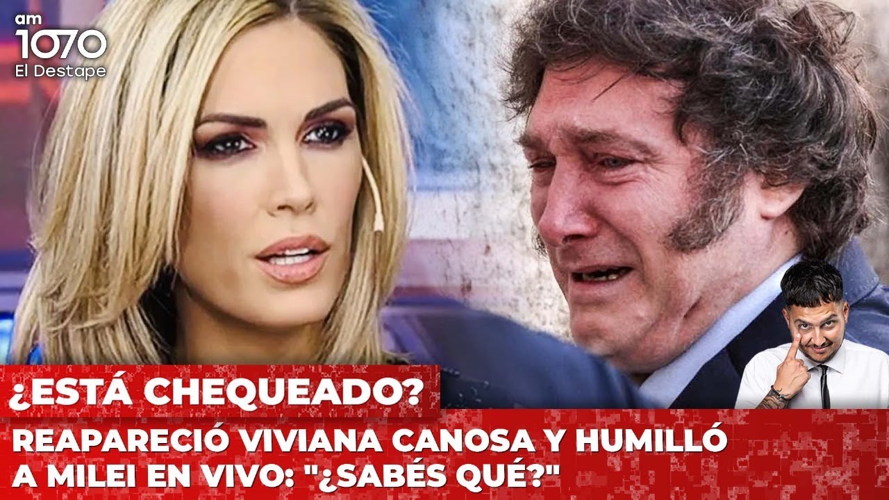 Reapareció Viviana Canosa y humilló a Milei en vivo: 