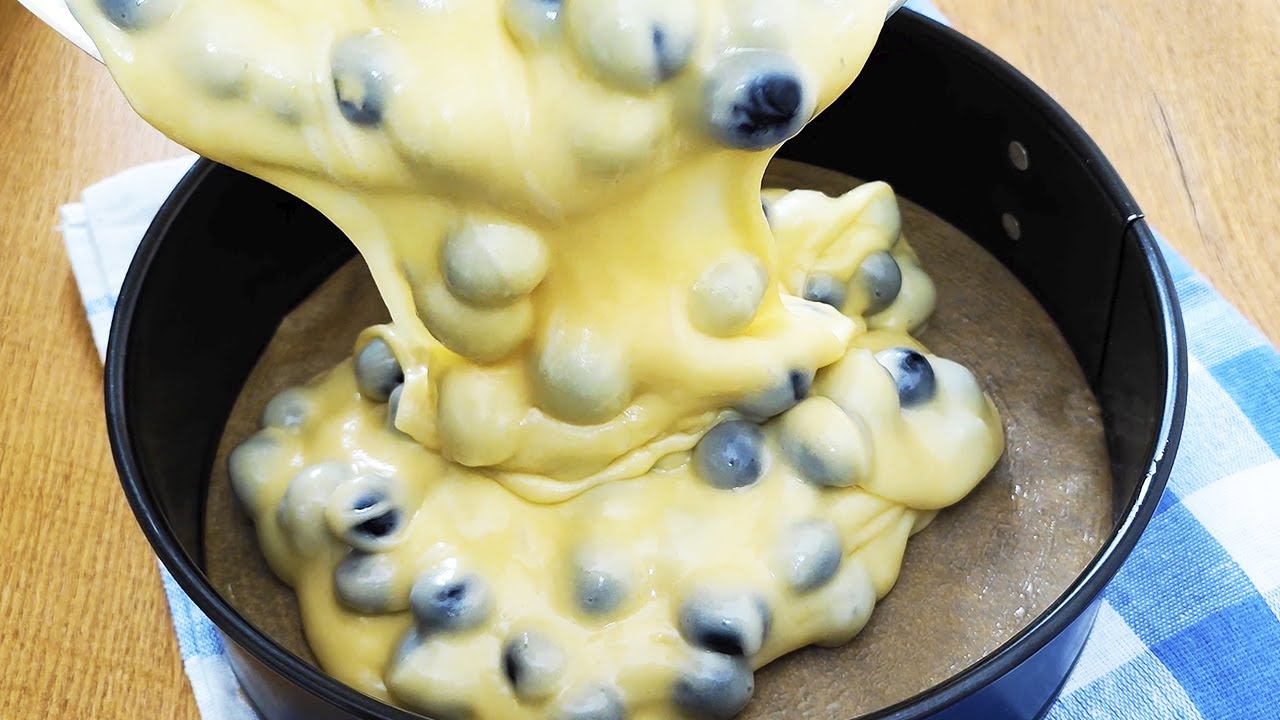 Der einfachste und leckerste Beeren-Cupcake der Welt! Schneller Blaubeerkuchen!