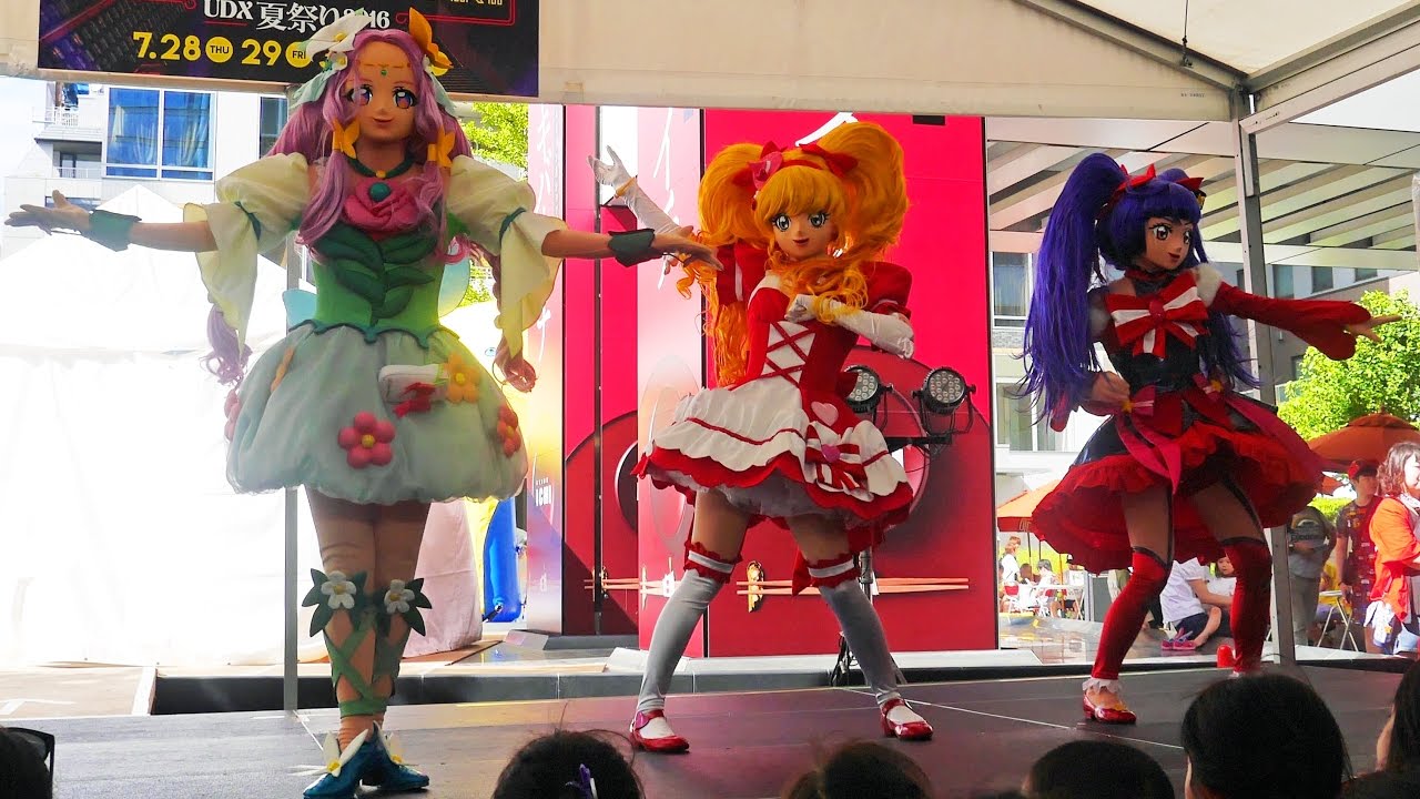 魔法つかいプリキュア！ショー 【ワンピース似合うかな？！ 】最前列高画質 ＠秋葉原UDX夏祭り2016☆ Pretty Cure / Precure Show （プリキュアショー）