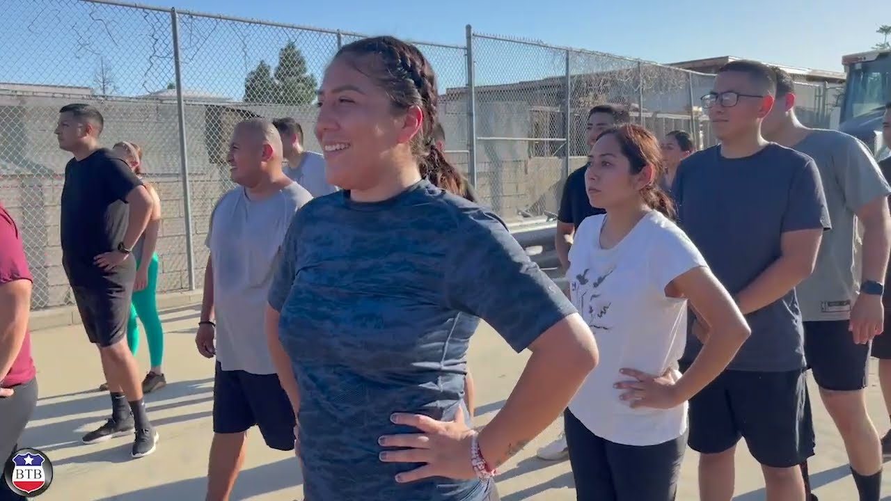 Santa Ana Police Department practice agility test open to the community