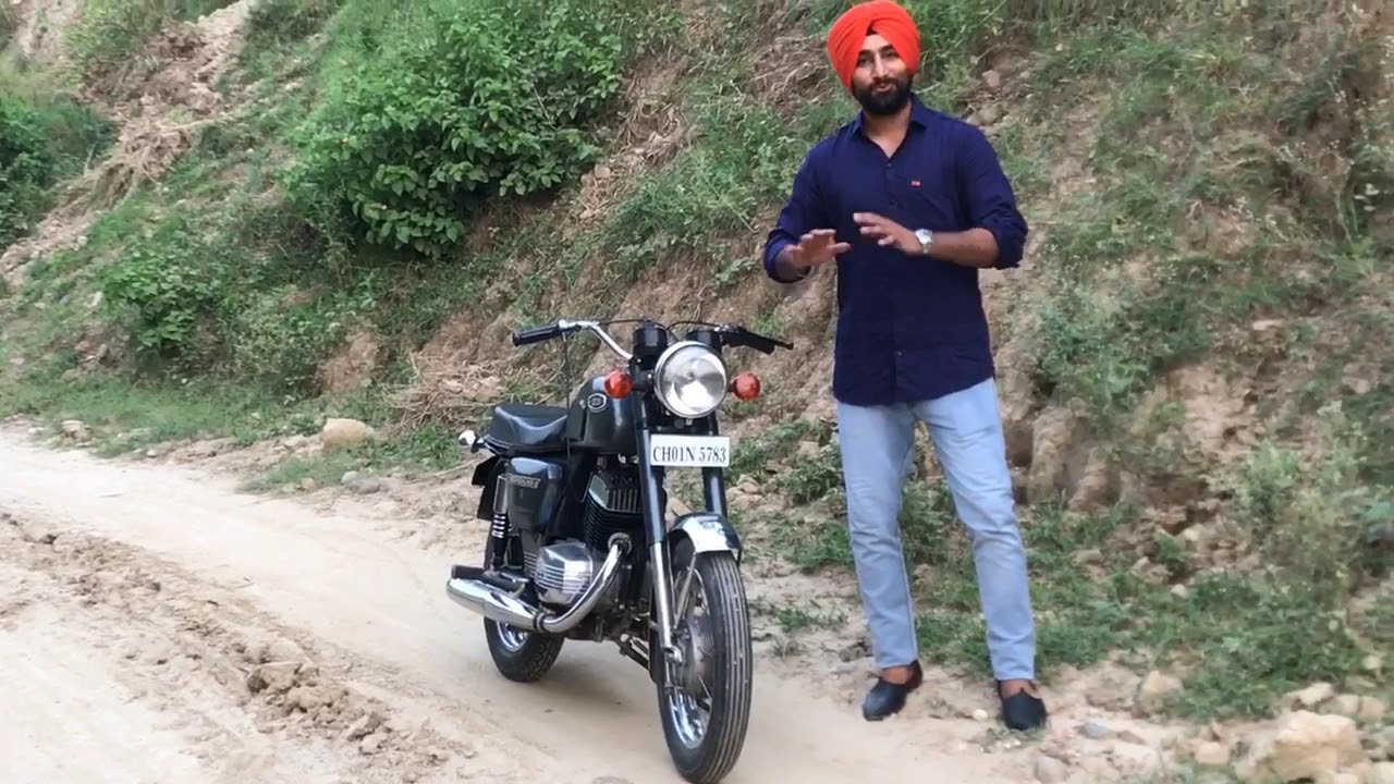 yezdi roadking. work completed nd ready for TEST DRIVE