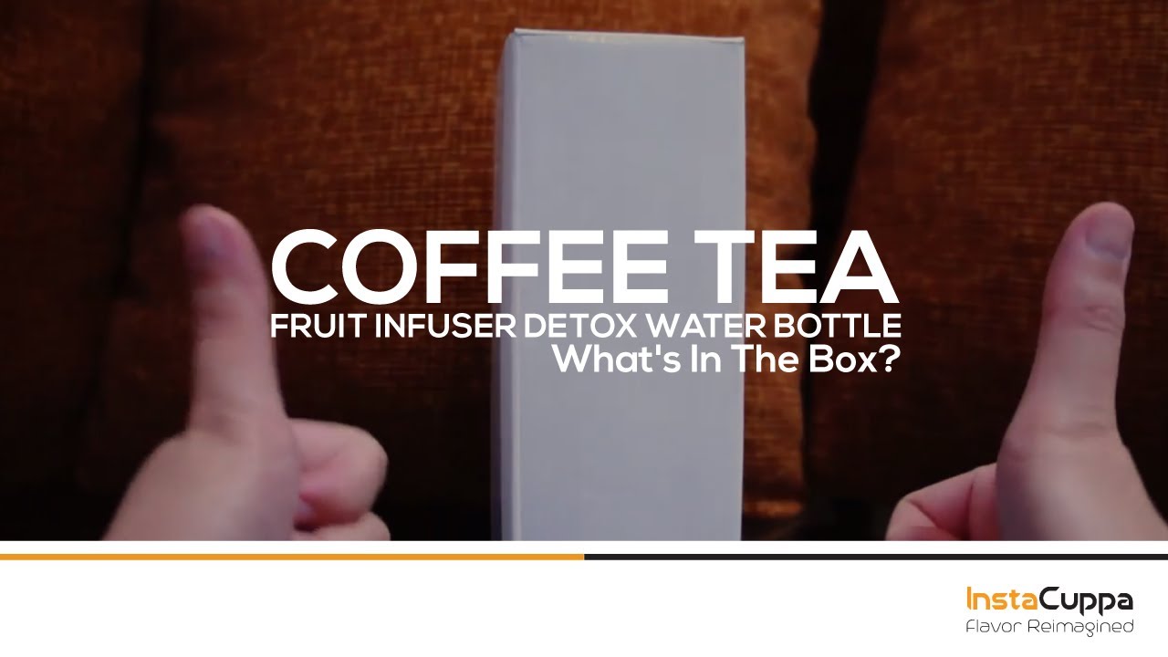 Coffee Tea Fruit Infuser Detox Water Bottle  What's In The Box ?