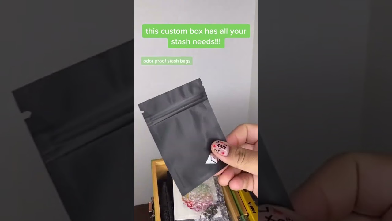 smoke? want a custom stash box???? #stashbox #diy #diyprojects #custom #stoner #smokertiktok #420💚