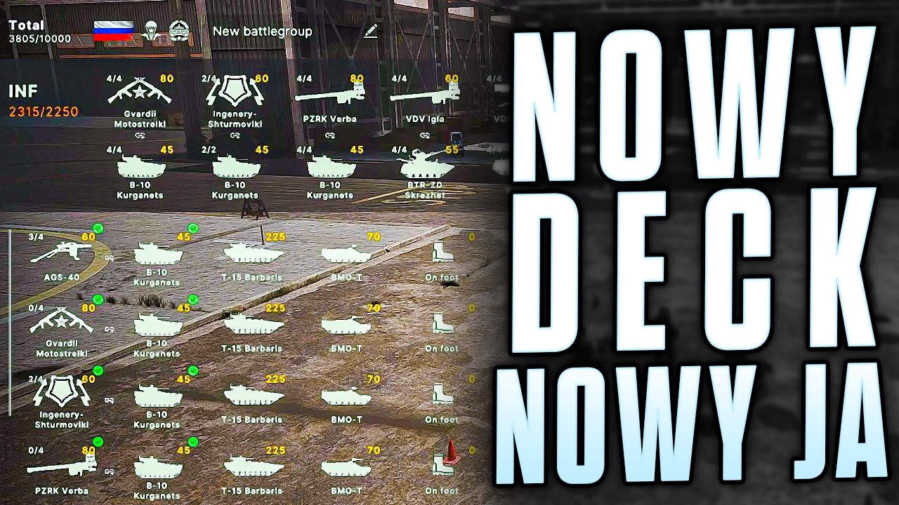 NOWY DECK NOWY JA CZYLI KAŁACH GRA W BROKEN ARROW MULTIPLAYER PL