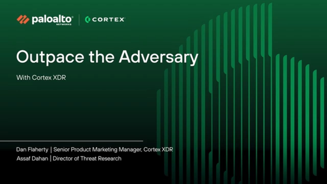 Outpace Cyber Threats with Cortex XDR