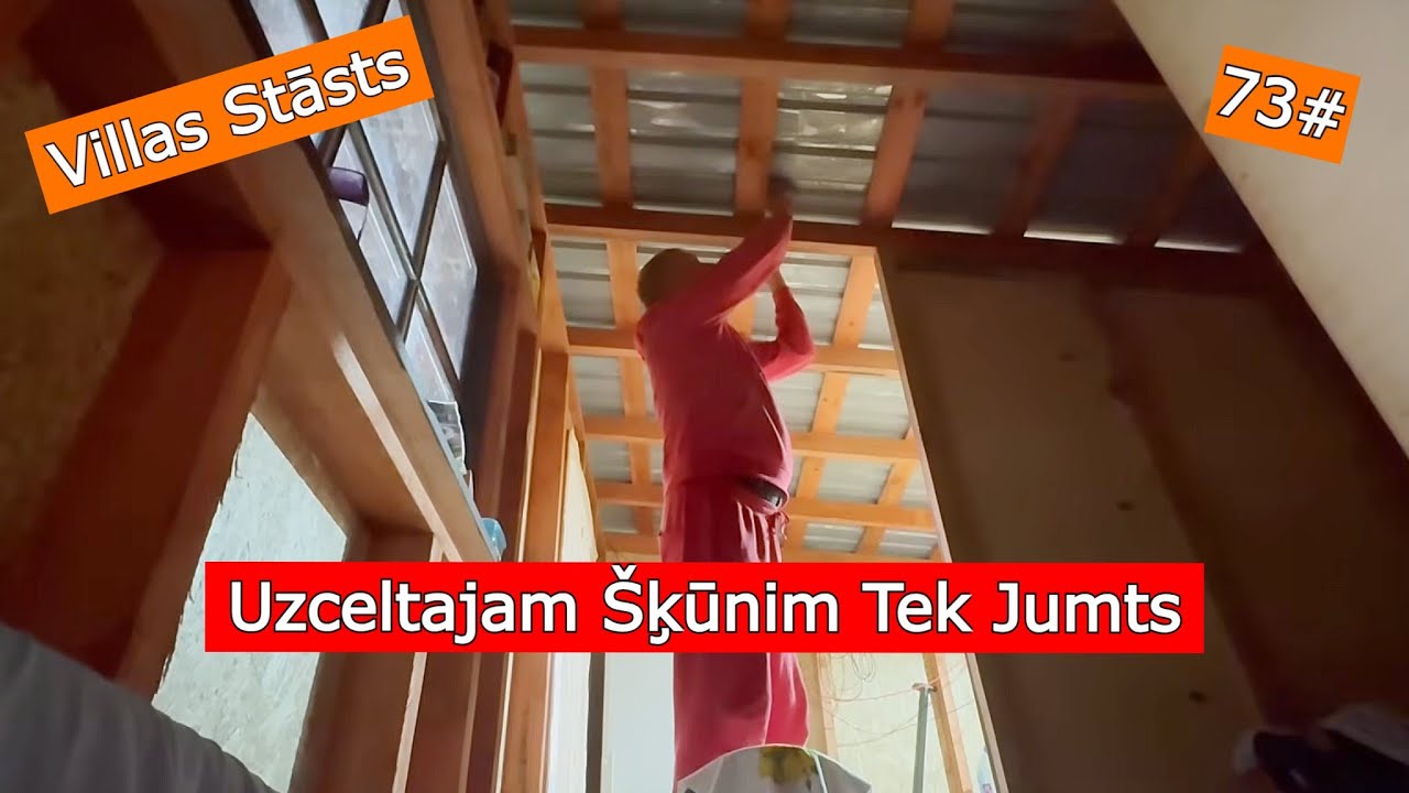 73# Uzceltajam Šķūnim Tek Jumts | Villas Stāsts