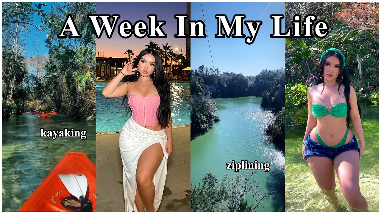 A week in my life | New years trip Vlog: grwm, kayaking, ziplining, eating out..