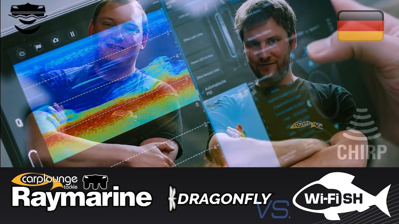 [DE] Raymarine WIFISH vs. DRAGONFLY // Spezial! | Vergleich, FishID, Kraut | #1 Futterboot Funk Echo