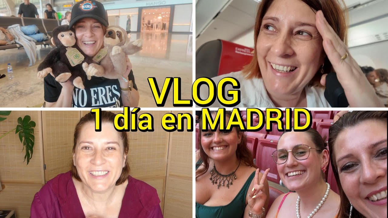📹VLOG 1 día conmigo en Madrid 💃🏻para ir de concierto 🎤