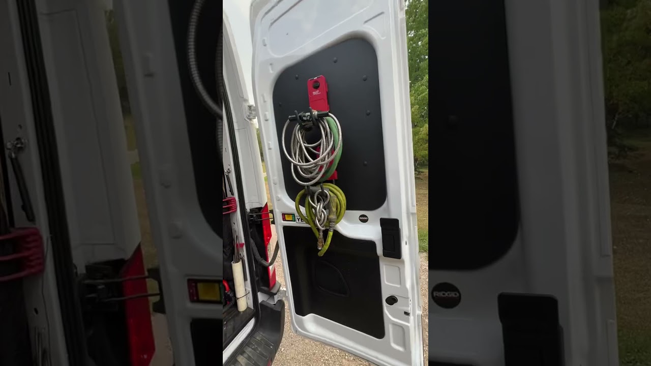 Amazing Milwaukee packout drain cleaning van