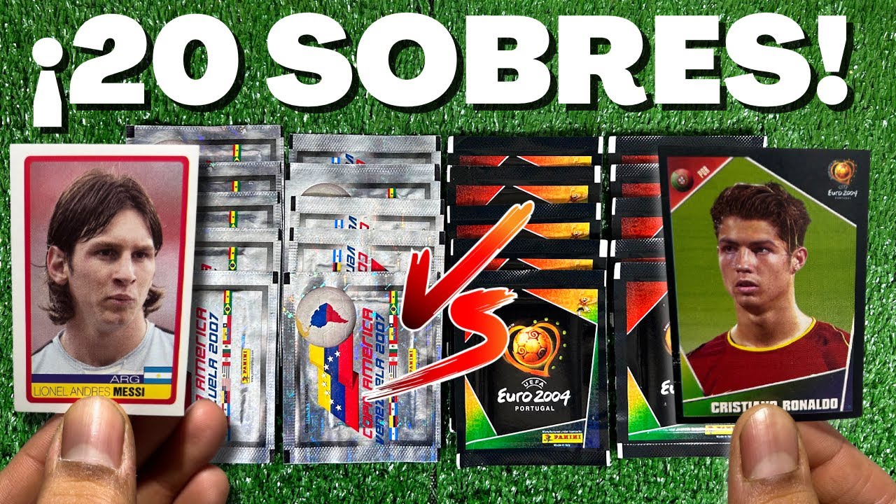 ¡BATALLA DE COLECCIONES! PANINI COPA AMÉRICA 2007 VS PANINI EURO 2004