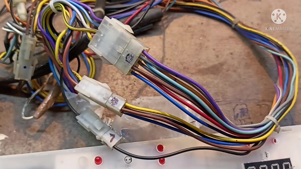 Godrej Topload Washing Machine Non Inverter Pcb Circuit All Wiring, All Function, All Types of PCB