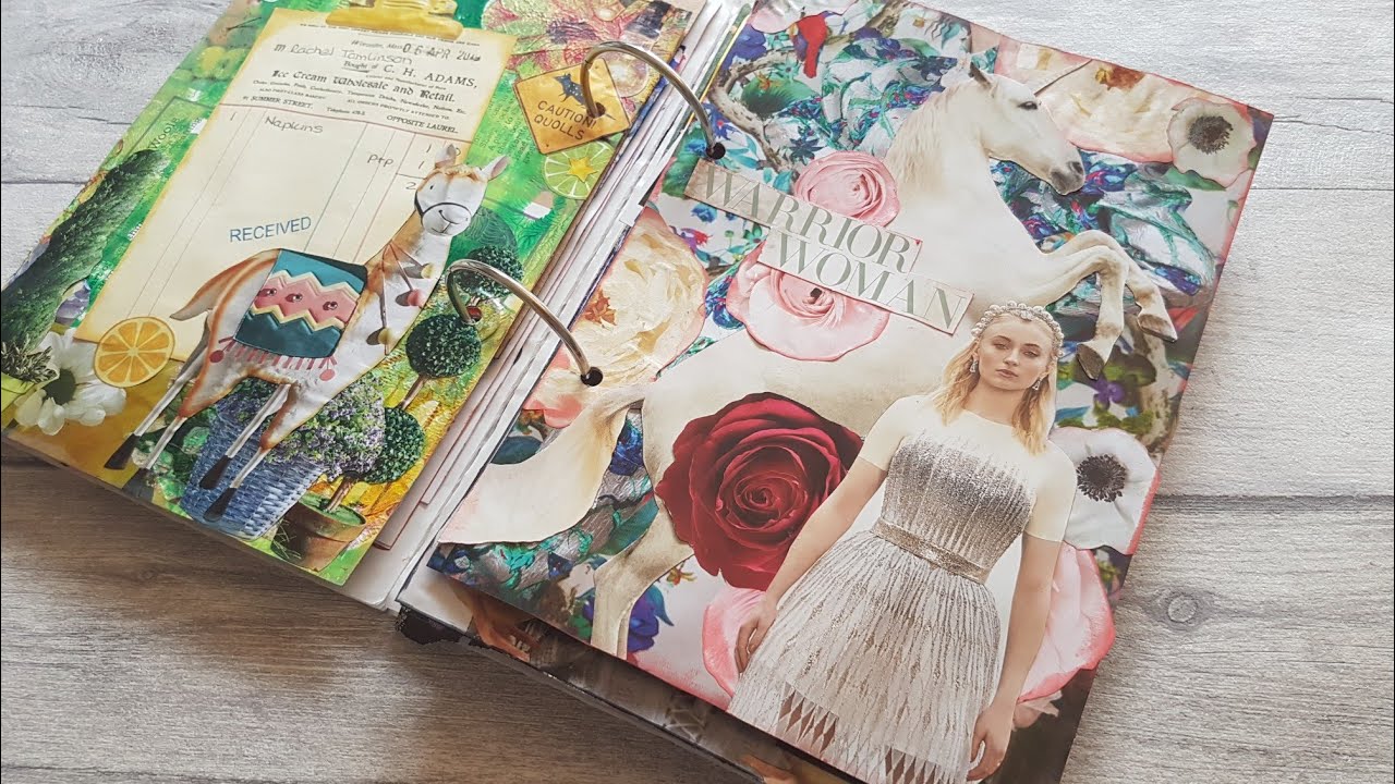 GLUE BOOK WITH ME | COLLAGE WITH ME