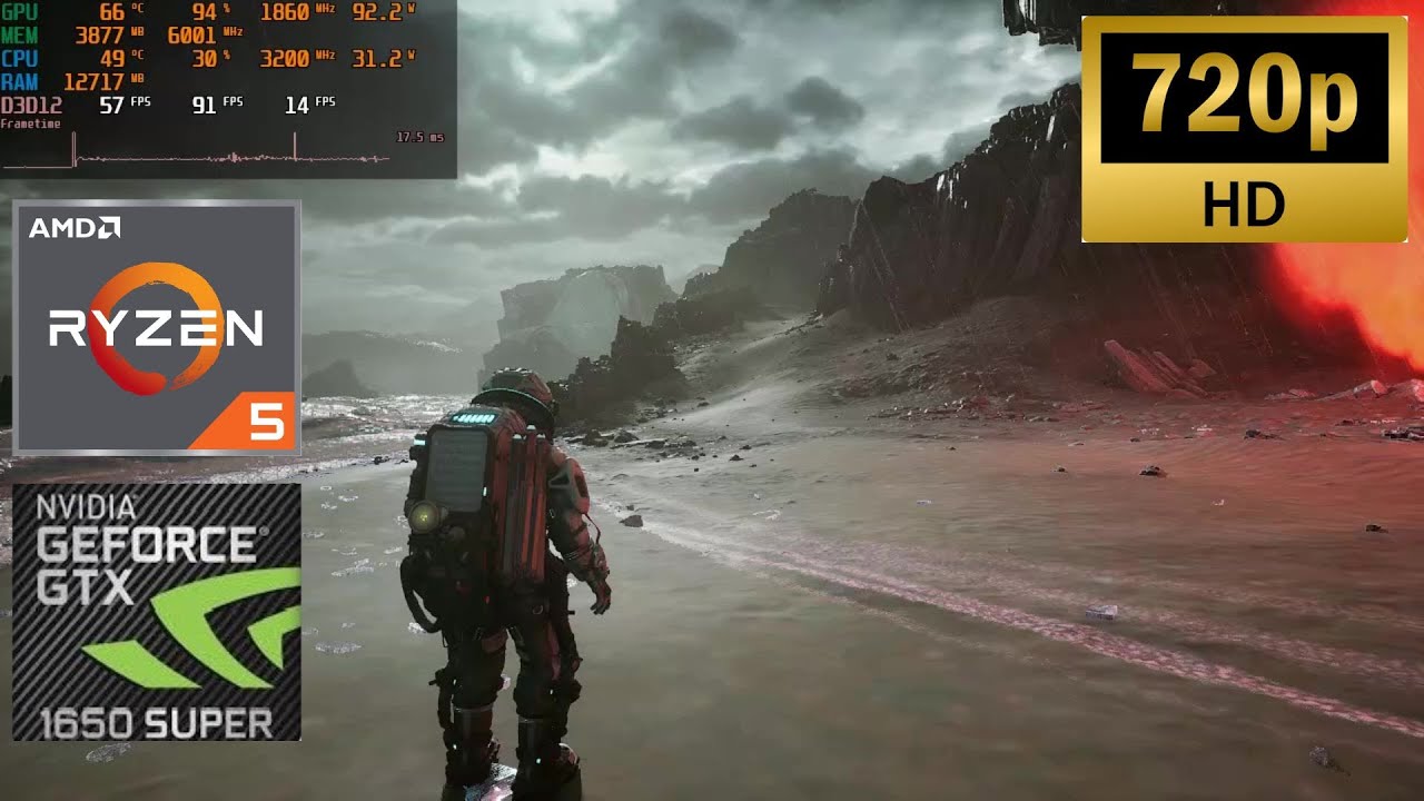 The Alters: GTX 1650 Super + Ryzen 5 1600 AF (720p) High
