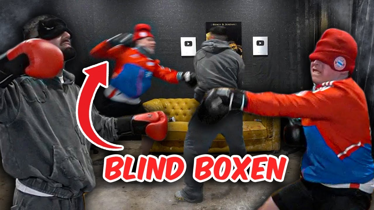 Jordan VS Semih BLIND BOXKAMPF endet IN VERLETZUNG