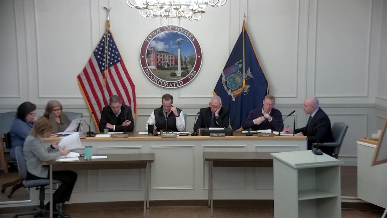 Town of Somers, N.Y. Town Board Meeting January 8, 2026