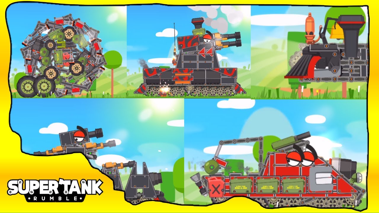#lv26 Game xe tăng - Tổng hợp toàn bộ đấu sĩ Level 26 | Super tank rumble | Phim hoạt hình xe tăng