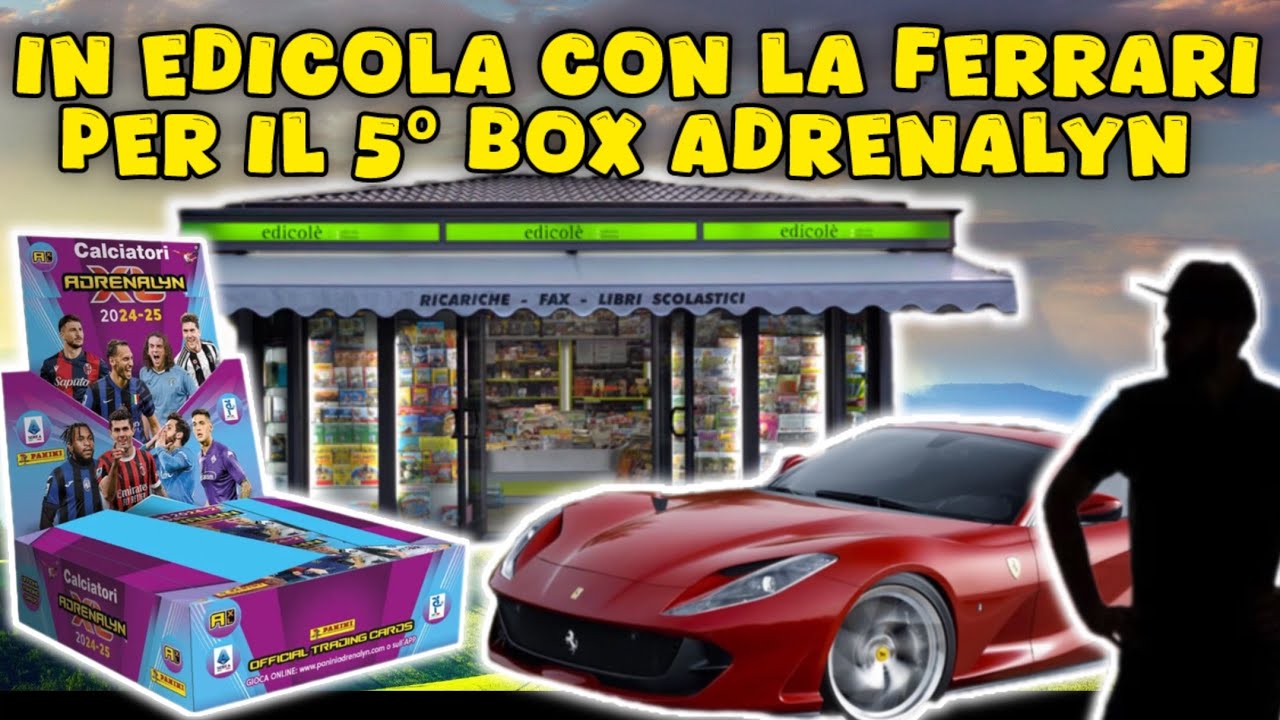IN EDICOLA CON LA FERRARI 820 PER IL 5º BOX ADRENALYN 2024-25! @PaniniItalia