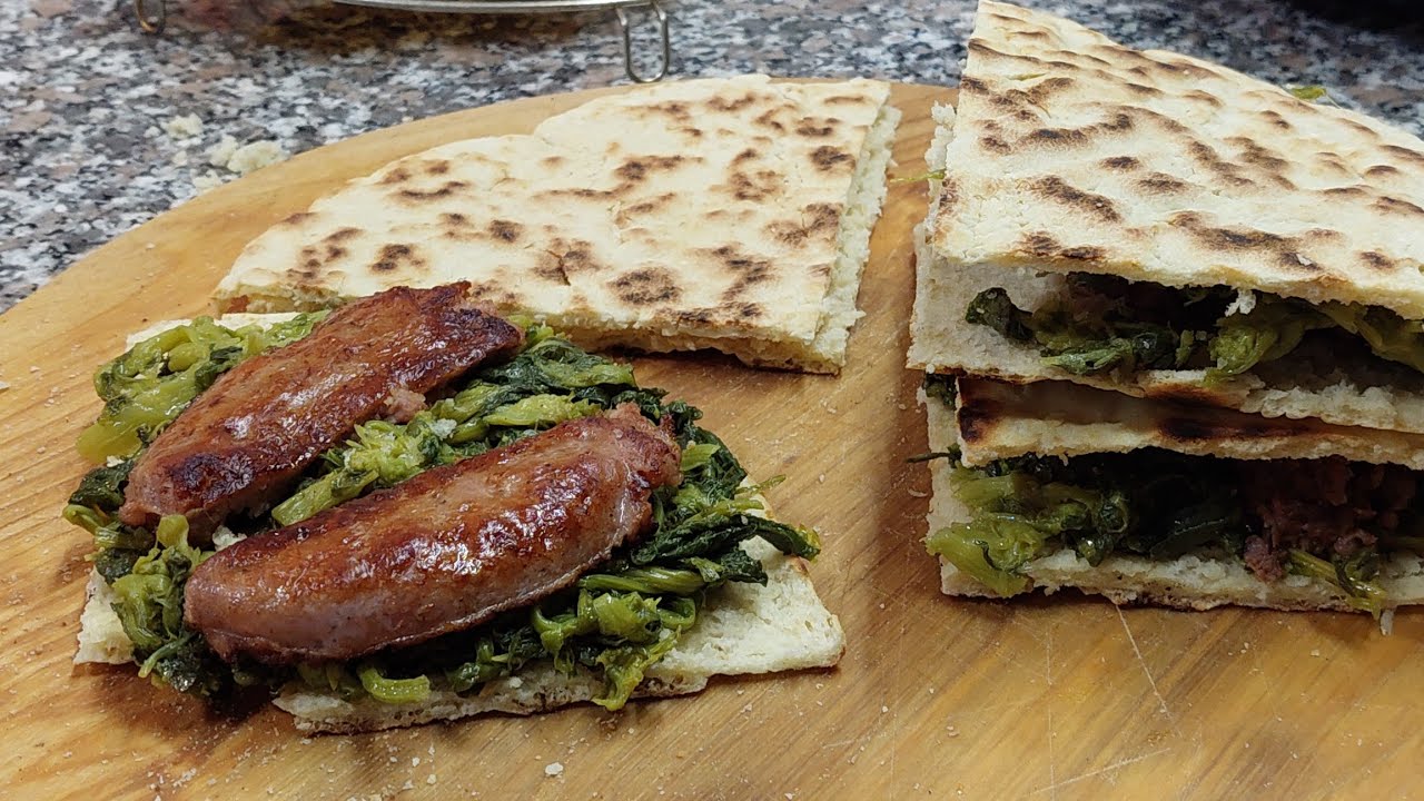 Torta al testo Umbra tradizione di campagna