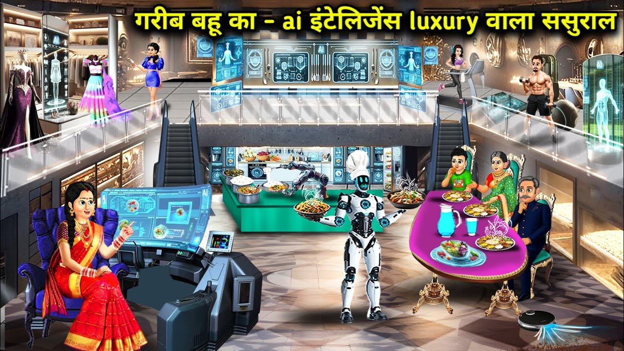 गरीब बहु का -ai इंटेलिजेंस luxury वाला ससुराल||Poor daughter-in-law - AI intelligence luxury in-laws