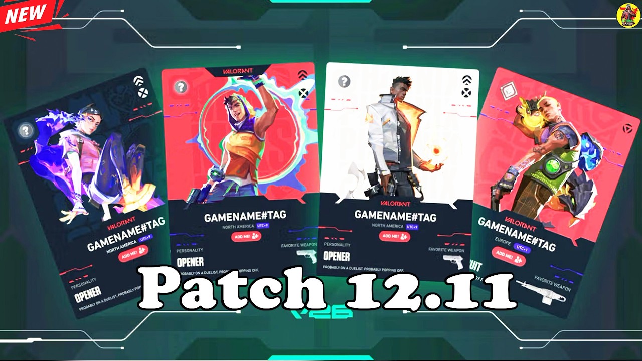 VALORANT Patch 12.11 Is Here! New Teammate Finder Feature + Bug Fixes 🔥