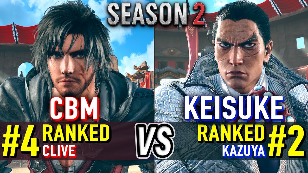 T8 🔥 CBM (#4 Ranked Clive) vs KEISUKE (#2 Ranked Kazuya) 🔥 Tekken 8 High Level Gameplay