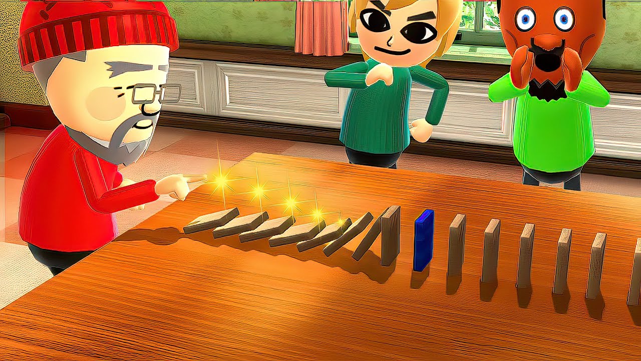 [2Player] Wii Party U Minigames - Lady Gaga Vs Snoop Dogg Vs John Vs Polly (Hardest Difficulty)