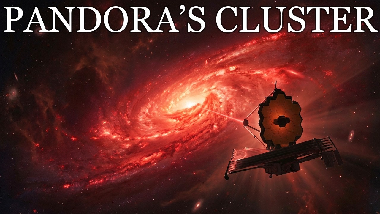 James Webb Exposes a Violently Feeding Black Hole in Pandora’s Cluster