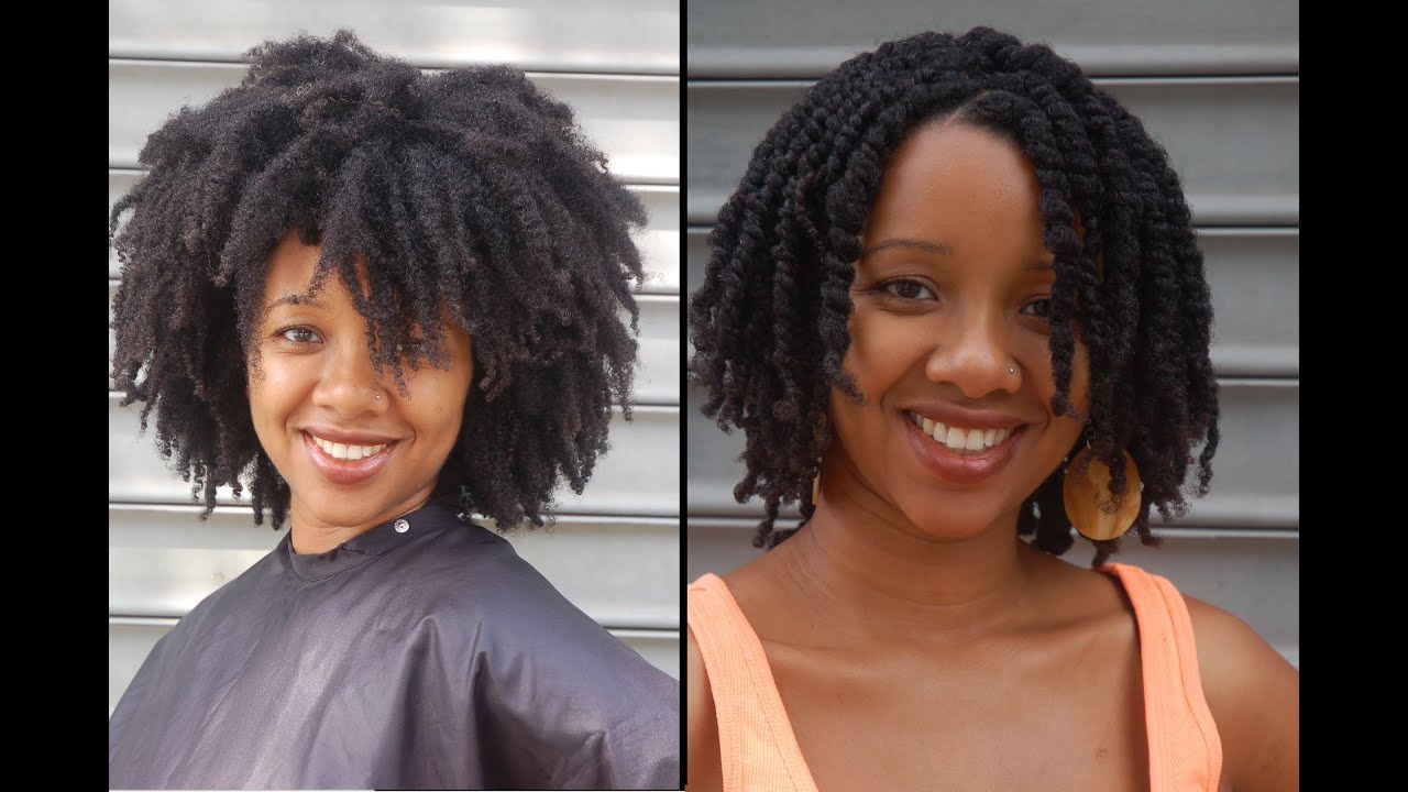 How to make Twists in 4C Hair and all other natural hair types