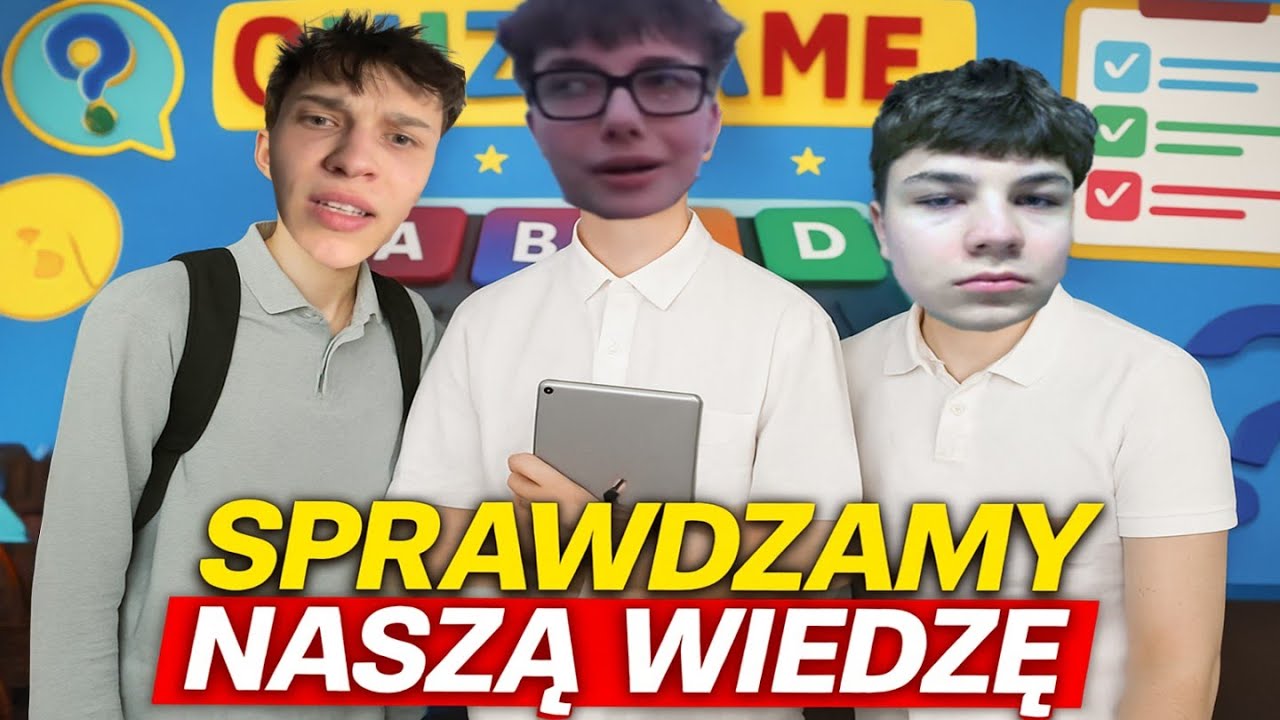 WIELKI QUIZ! SPRAWDZAMY NASZĄ WIEDZĘ! (BROKIES, DiscoKarol, Dajczman, Pirlo)