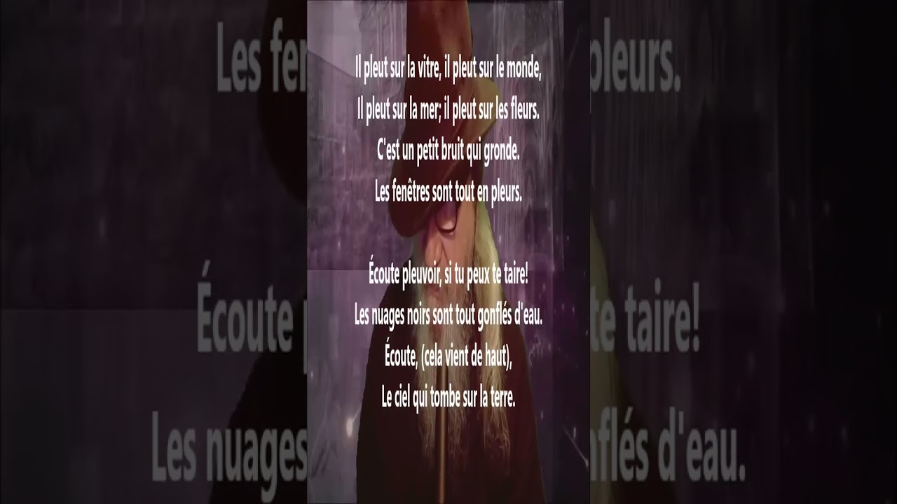 La pluie - Lucie Delarue-Mardrus lu par Yvon Jean
