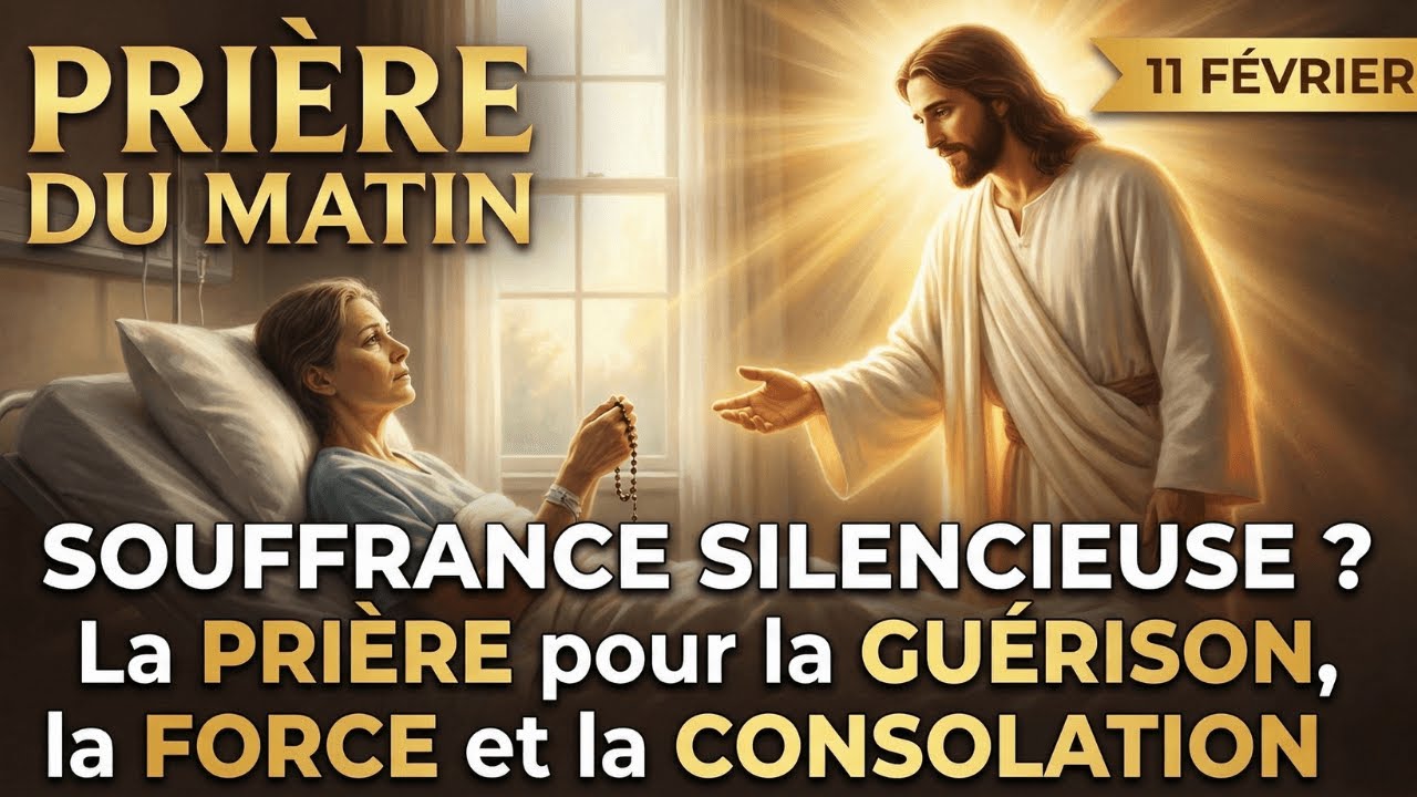 PRIÈRE DU 11 FÉVRIER : Face à la Maladie, Trouvez la Force et la Paix ! 🏥🙏 #Lourdes