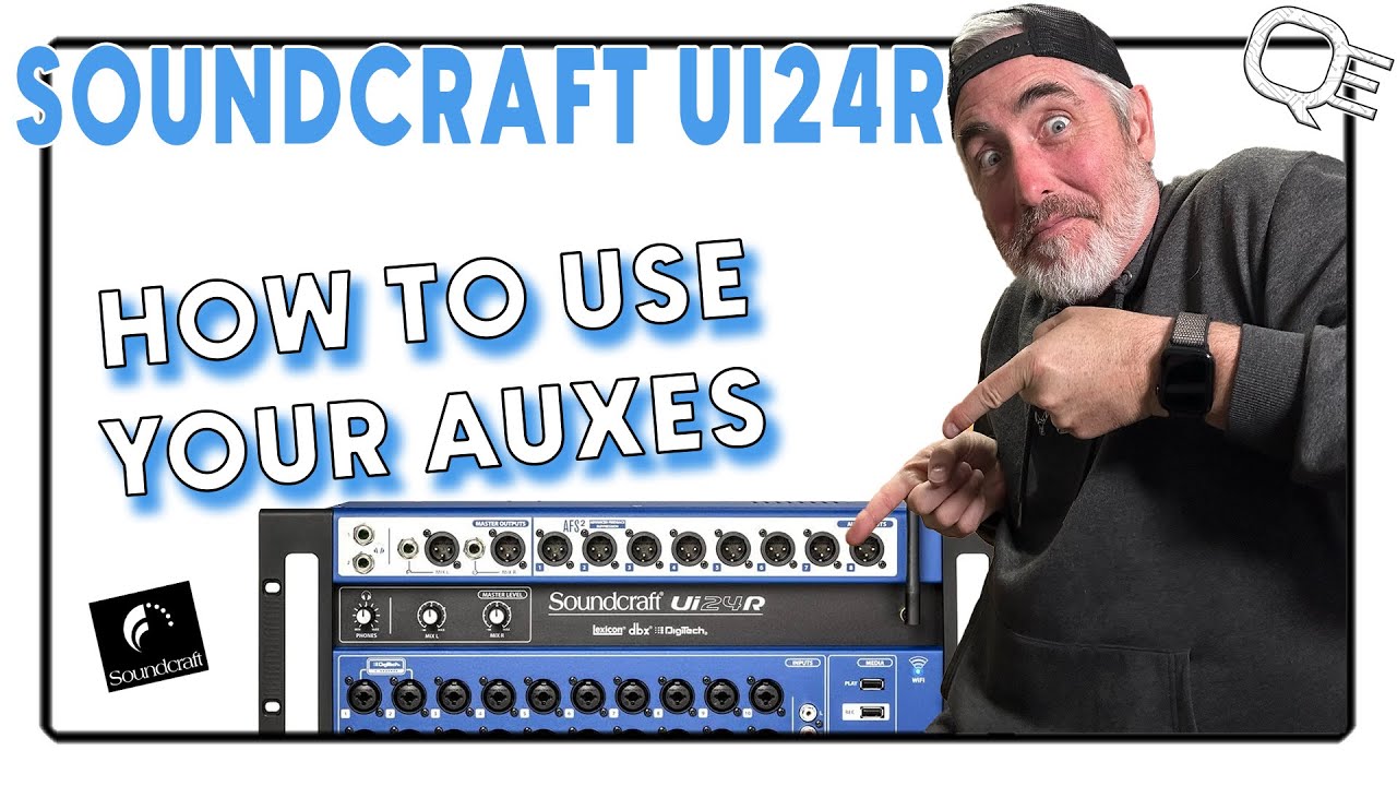 SOUNDCRAFT UI24 — ОБЪЯСНЕНИЕ AUX-ПОСЫЛОВ