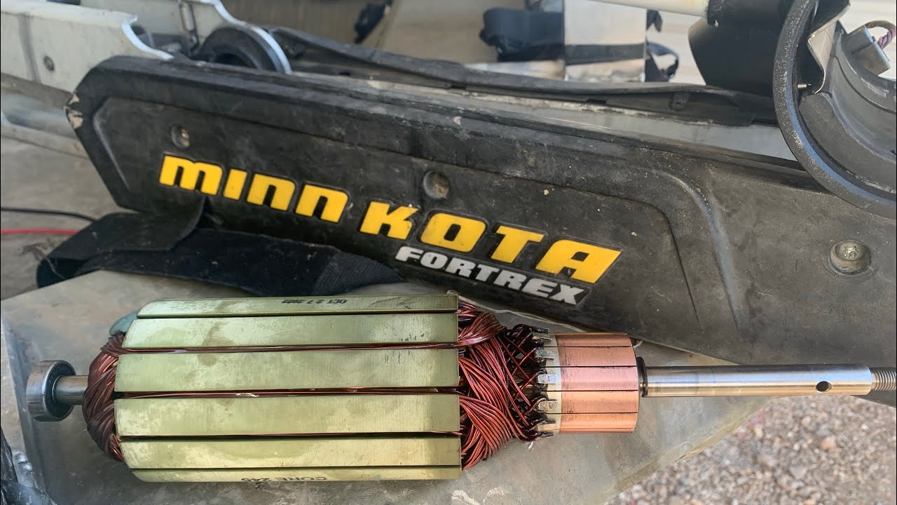 Armature swap DIY on 112 Minn Kota 112 36 volt trolling motor.