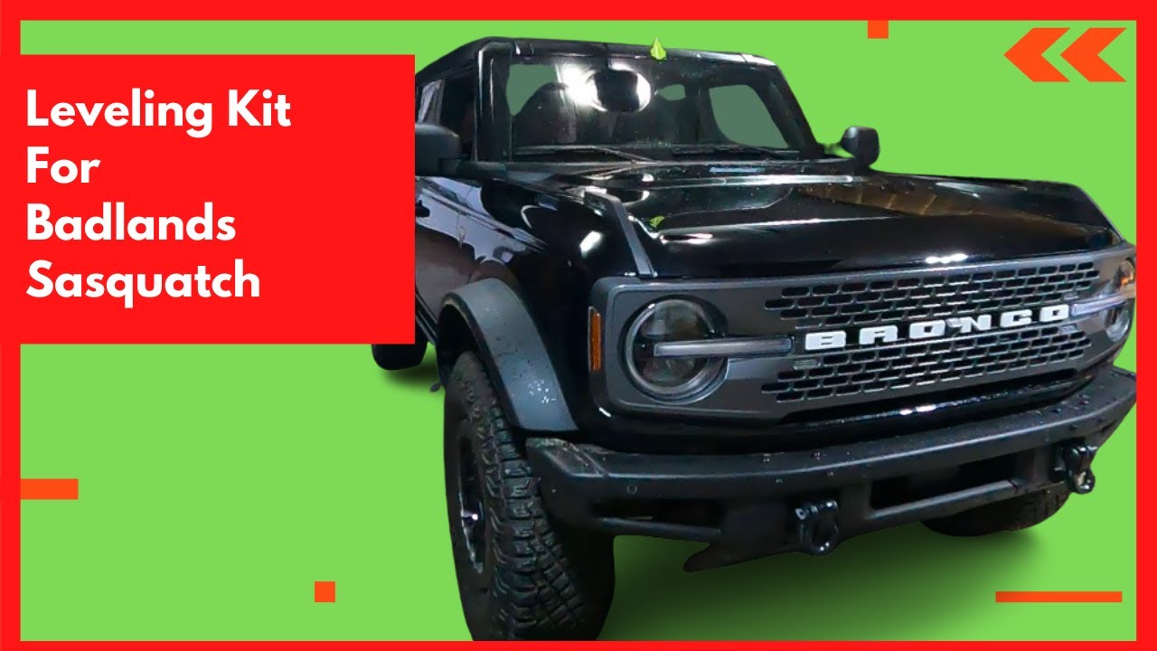 Комплект для выравнивания подвески Ford Bronco Badlands Sasquatch 2021 года